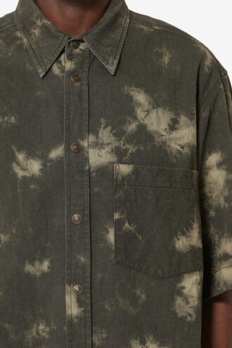 Chemise matelassée en chambray Tabilio