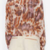 Chemise Nathy en voile de coton imprimé nouée Chemise Nathy en voile de coton imprimé nouée