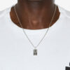 Collier à chaîne avec pendentif Alby Domino