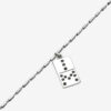 Collier à chaîne avec pendentif Alby Domino