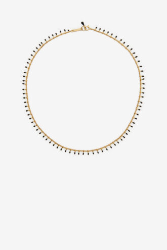 Collier à chaîne en laiton doré Casablanca
