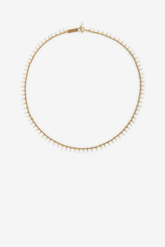 Collier à chaîne en laiton doré Casablanca