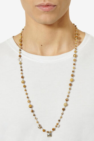 Collier à chaîne en pierre naturelle Jack