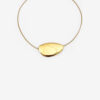Collier Ella en laiton doré
