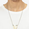Collier Elliot Long en corne de buffle Collier Elliot Long en corne de buffle