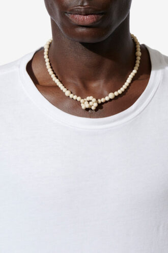 Collier Noah en perles de pierre