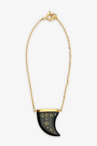 Collier pendentif Ellen en corne de buffle