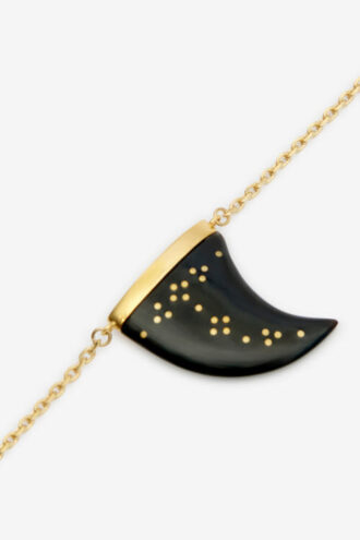Collier pendentif Ellen en corne de buffle