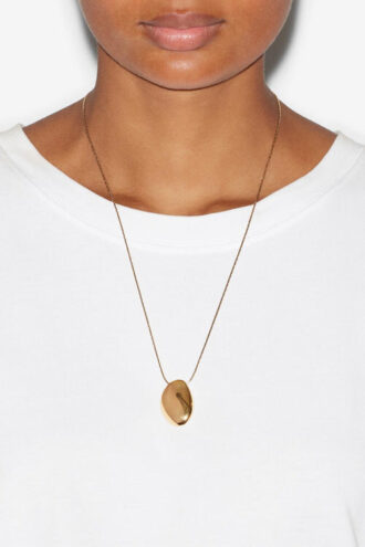Collier pendentif Shiny Day en laiton doré
