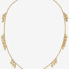 Collier ras-du-cou en métal brillant