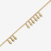 Collier ras-du-cou en métal brillant