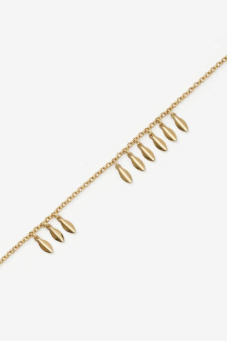 Collier ras-du-cou en métal brillant