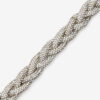 Collier ras-du-cou tressé avec strass Yua