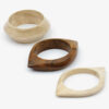 Ensemble de bracelets en bois Ensemble de bracelets en bois