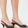 Escarpins en cuir lisse Elina