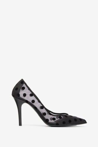 Escarpins en tulle à pois Pristy
