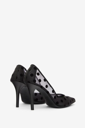 Escarpins en tulle à pois Pristy