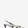 Escarpins à talons en cuir à imprimé pois Paldo