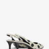 Escarpins à talons en cuir à imprimé pois Paldo