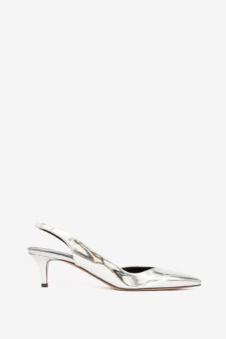 Escarpins à talons hauts et bride arrière effet miroir Padim