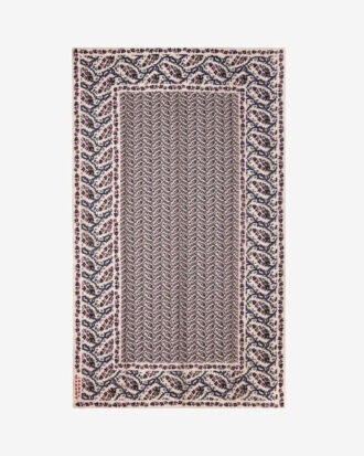 Foulard en coton et soie imprimé Luana