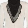 Foulard en soie et crochet Ezane Foulard en soie et crochet Ezane