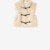 Gilet en fausse fourrure bouclée Alisa