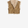 Gilet en fausse peau de mouton Clara Gilet en fausse peau de mouton Clara