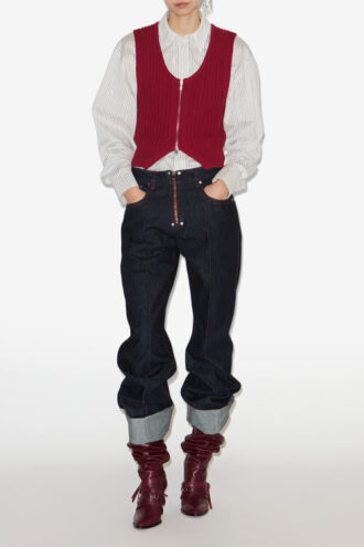 Gilet en maille tubulaire Devima