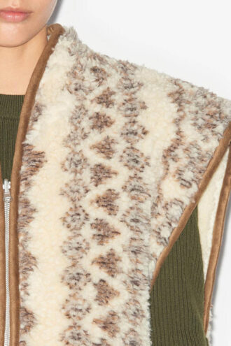 Gilet style peau de mouton Maximilia
