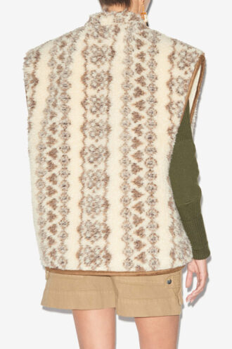 Gilet style peau de mouton Maximilia