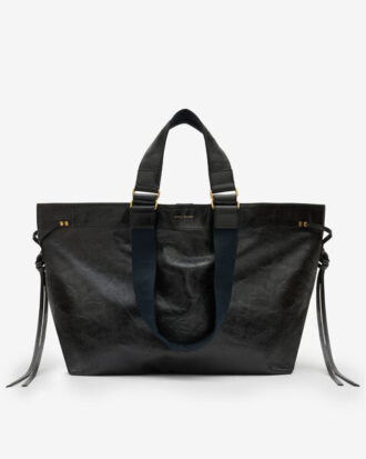 Grand sac fourre-tout Wardy en cuir souple