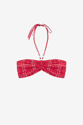 Haut de bikini imprimé Salma