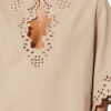 Haut en coton ajouré style tunique Shana Haut en coton ajouré style tunique Shana