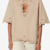 Haut en coton ajouré style tunique Shana Haut en coton ajouré style tunique Shana