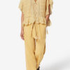 Haut en coton et dentelle florale style caftan Payton Haut en coton et dentelle florale style caftan Payton
