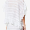 Haut en coton et dentelle florale style caftan Payton Haut en coton et dentelle florale style caftan Payton
