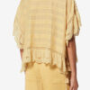 Haut en coton et dentelle florale style caftan Payton Haut en coton et dentelle florale style caftan Payton