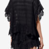 Haut en coton et dentelle florale style caftan Payton Haut en coton et dentelle florale style caftan Payton