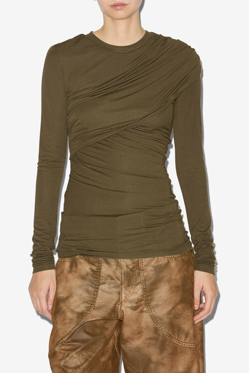 Haut en jersey drapé Dressi Haut en jersey drapé Dressi