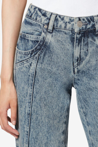 Jean bootcut en denim délavé Jaylis Jean bootcut en denim délavé Jaylis