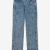 Jean bootcut en denim délavé Jaylis Jean bootcut en denim délavé Jaylis