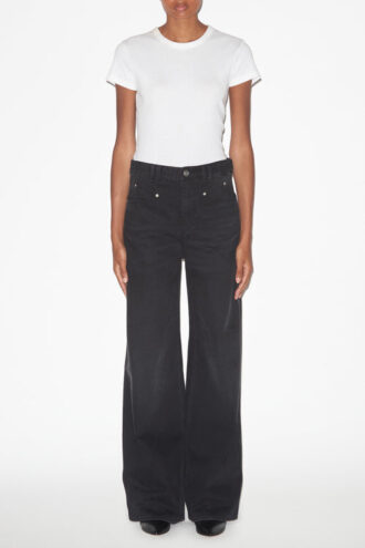 Jean denim taille haute et coupe ample Lemony