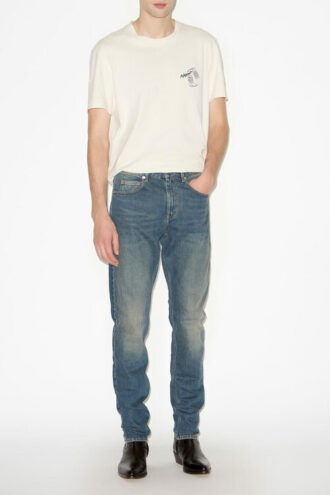 Jean droit en denim