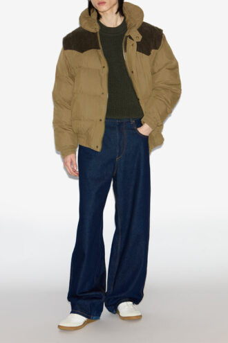 Jean en denim brut à jambes larges Jameson