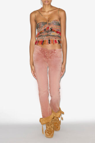 Jean en denim lacé Vanel