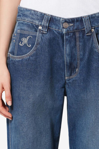 Jean en denim surpiqué Jeyda