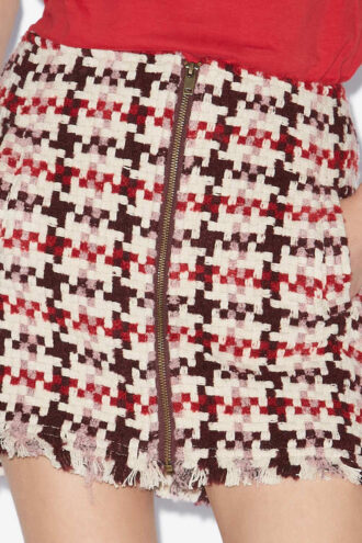 Jupe courte en tweed Akima