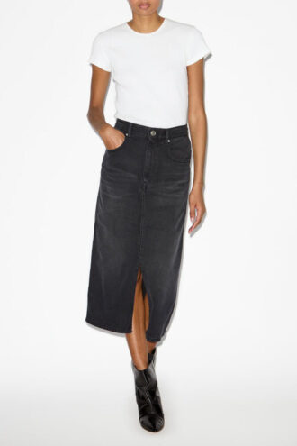 Jupe midi en denim fin Tilauria Jupe midi en denim fin Tilauria
