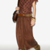 Jupe midi en satin froncé Zoan